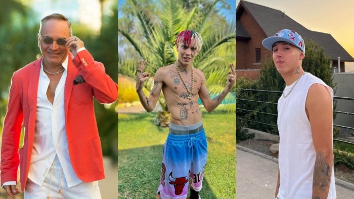 Luis Jara sorprende con fotos junto a cantantes urbanos en Lollapalooza: 