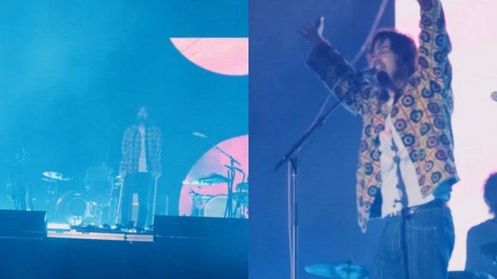 Con Kevin Parker en muletas y juego de luces: Así fue el sicodélico show de Tame Impala en Lollapalooza 2023