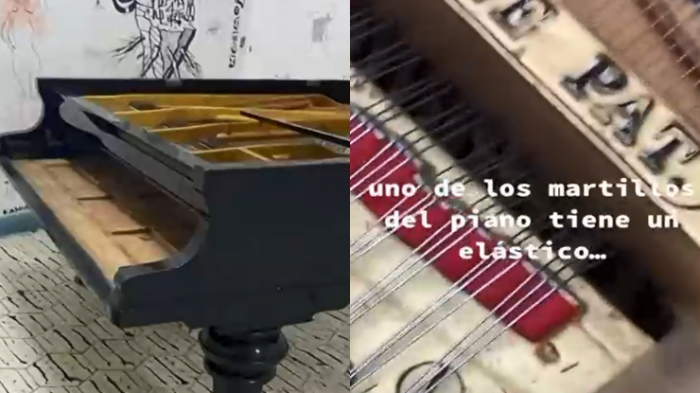 Pianos sin teclado y salas rayadas: Estudiantes de la U. de Chile denuncian mal estado de histórica facultad