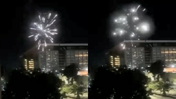 A pasos del Centro de Justicia: Bandas criminales reciben con pirotecnia a sujetos que salen de la cárcel