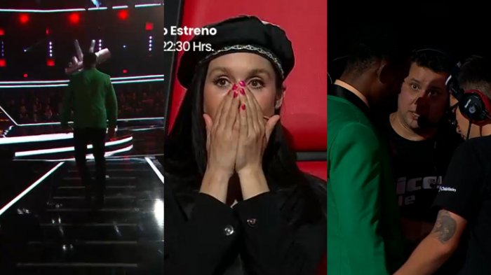 Concursante de The Voice Chile sufrió fuerte caída en plena audición: Accidente preocupó a los coaches