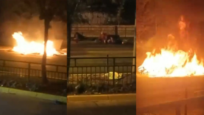 Quemaron carpas de personas en situación de calle: Vecinos acusan robo de cables en La Legua