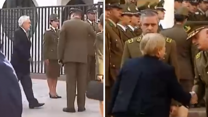 De Bachelet a Piñera: Así fue la llegada de ex presidentes a responso fúnebre del cabo Daniel Palma
