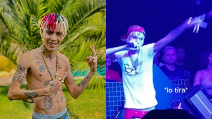 Marcianeke apunta a quienes le lanzaron droga en pleno concierto: 