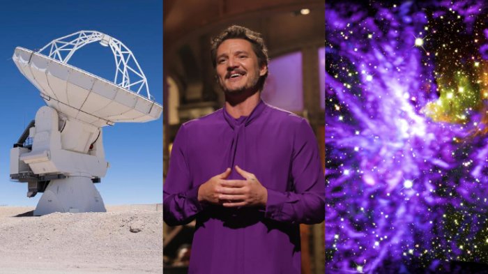 Observatorio ALMA se sumó a la fiebre por Pedro Pascal y lo comparan con diferentes fenómenos del espacio