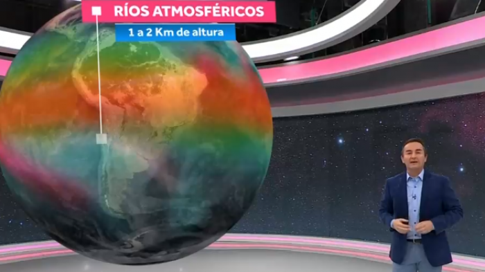 Provocaron el sistema frontal en la zona centro-sur: Conoce qué son los ríos atmosféricos