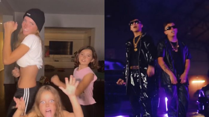 China Suárez y sus hijas se lucen con trend de TikTok al ritmo de hit de King Savagge y Jere Klein