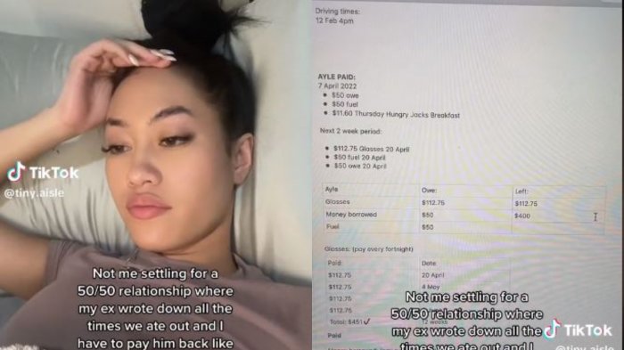 Le cobró la bencina y las pizzas: Terminó con su pareja y su ex le mandó la lista con todo lo que pagó por las citas