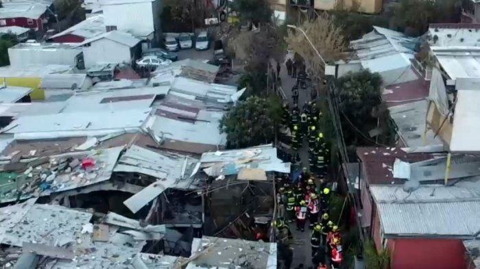 3 viviendas destruidas: Así quedó Cerro 18 tras gran explosión que dejó 9 heridos