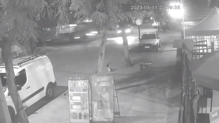 Frenética persecución terminó con auto chocando a un bus que quedó incrustado en una panadería en P.A.C.