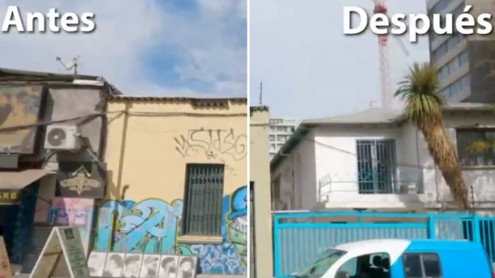 ¿Una ciudad sin rayados? Así avanza el proyecto de limpieza de fachadas en el centro de Santiago