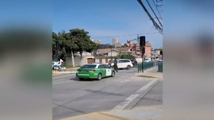 Carabineros y delincuentes se enfrentaron a disparos a sólo metros de un colegio en Viña del Mar