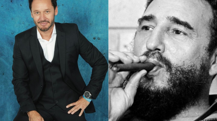 Con la clásica gorra y la barba: Así se ve Benjamín Vicuña como Fidel Castro en serie sobre Salvador Allende