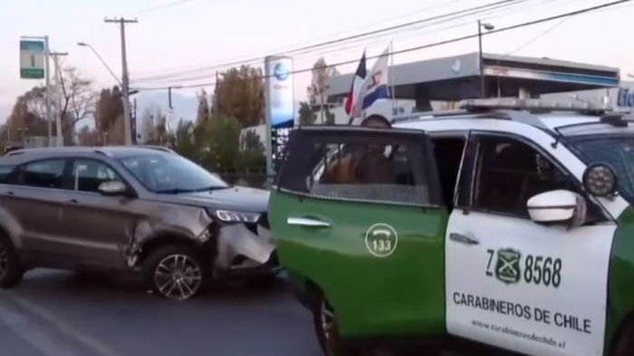 Conductor evadió control y desató persecución que terminó con un carabinero atropellado en La Pintana