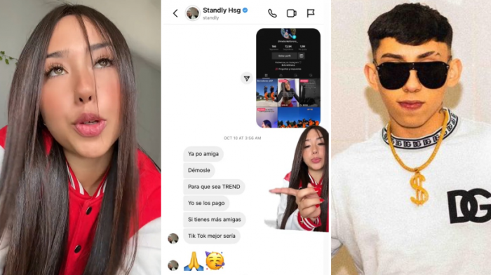 Tiktoker colombiana acusó a Standly de no pagar por baile y cantante le respondió: 