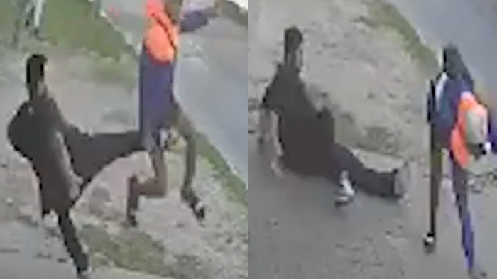 Al estilo Jackie Chan: Vecino ayudó a detener a delincuente argentino con tremenda patada voladora