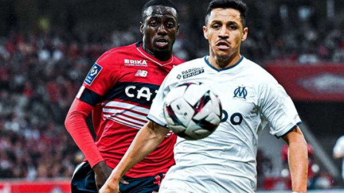 El VAR anuló gol de Alexis Sánchez: Marsella pierde terreno en pelea por cupo a Champions tras caer ante Lille