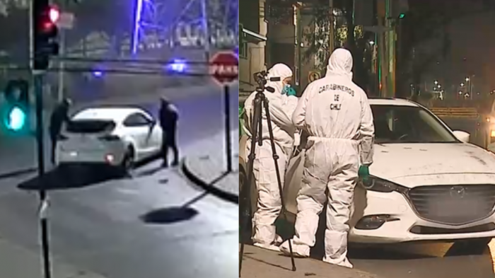 Registran balacera entre vehículos en San Joaquín: Uno de ellos tenía encargo por robo