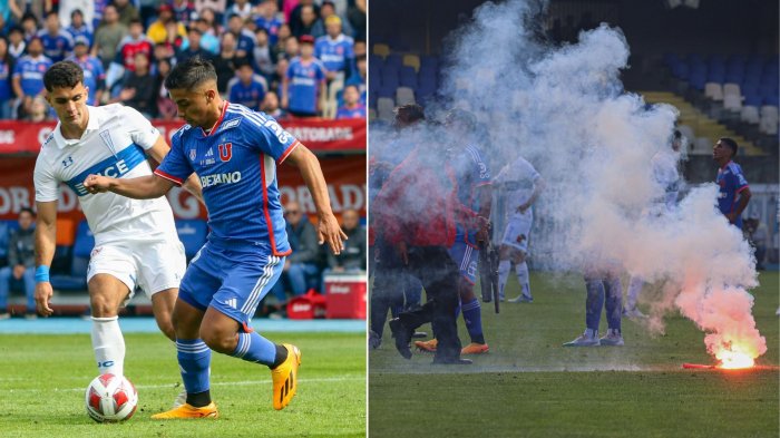 En dos tiempos de 30 minutos: Confirman fecha para reanudar el clásico universitario suspendido por desmanes