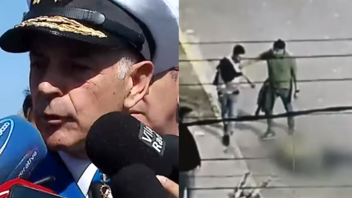 Jefe de la Armada afirmó que esperarán control de detención para determinar futuro de cuarto involucrado en fatal golpiza