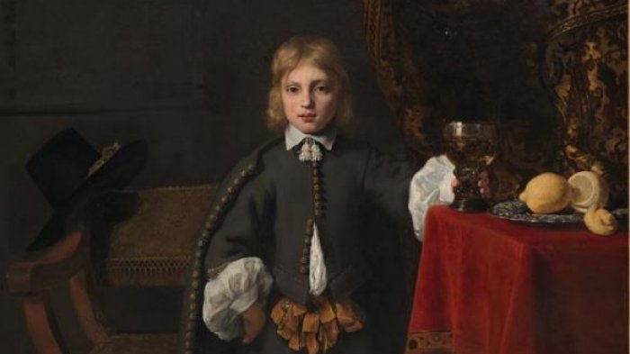 ¿Acaso viajero del tiempo? Sorpresa total por retrato de niño de hace 400 años con logo de marca deportiva