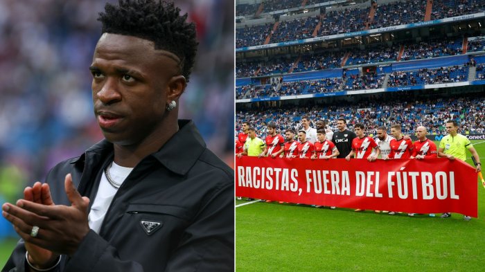 Emotivo homenaje a Vinicius Jr. y la condena de la ONU al racismo, marcaron nuevo partido del Real Madrid