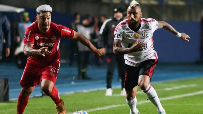 Luchó, jugó y tuvo su premio: Ñublense igualó ante Flamengo y sigue con vida en la Libertadores