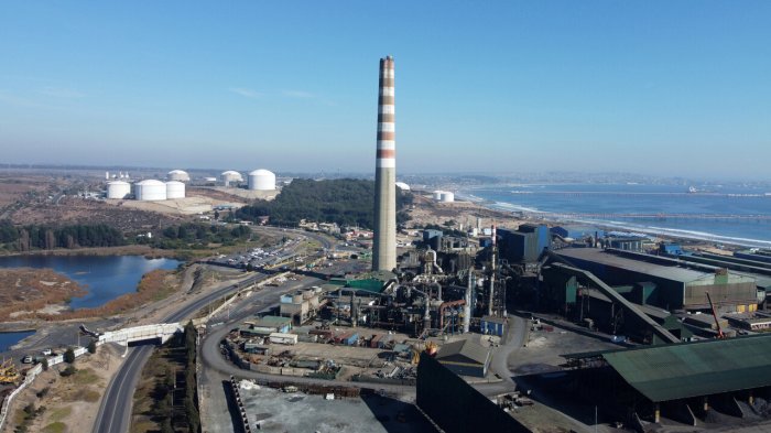 Fundición Ventanas apagó sus hornos después de 58 años: Codelco reconoció que fue 