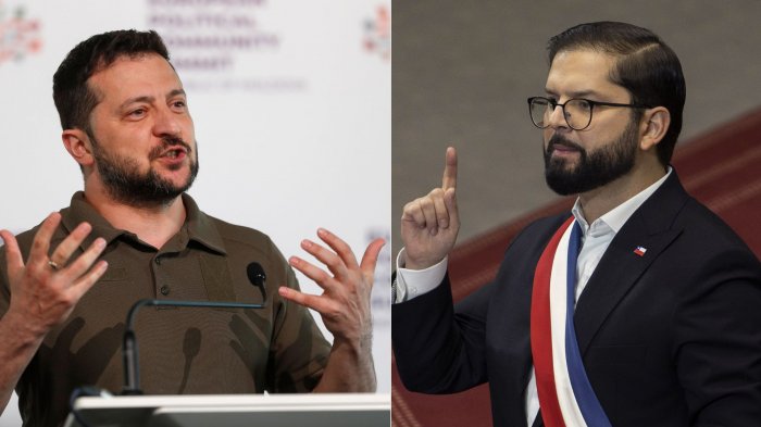 Zelenski elogió al presidente Boric al asegurar que 