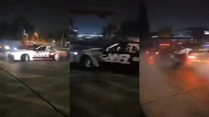 Hizo derrapes y perdió el control: Carrera clandestina terminó con tres lesionados tras piruetas de conductora