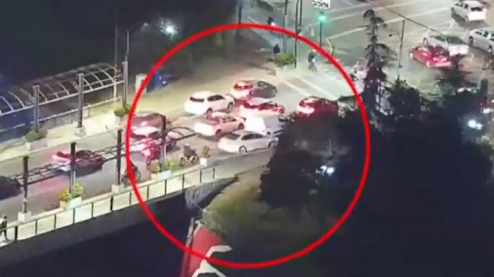 Conductor resultó herido de bala luego de evadir control y atropellar a carabinero en Providencia