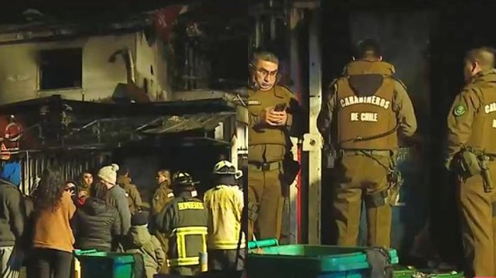 Fatal incendio en San Bernardo: Un padre, una madre embarazada y su hija de 15 años fallecieron en su domicilio