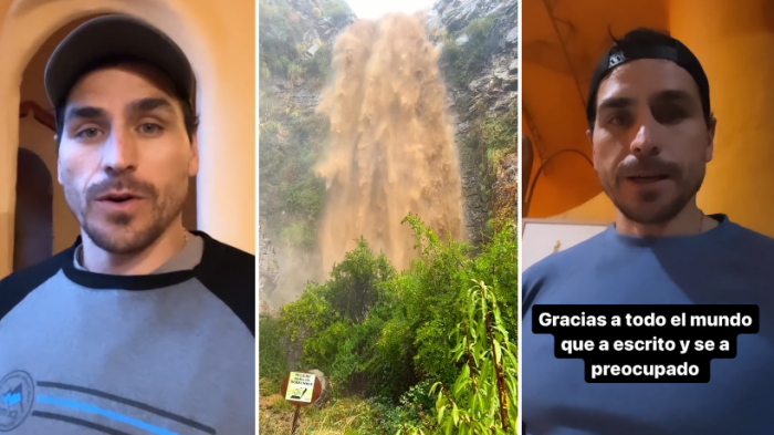 Pangal Andrade preocupó al mostrar efectos de las lluvias en Cajón del Maipo: 