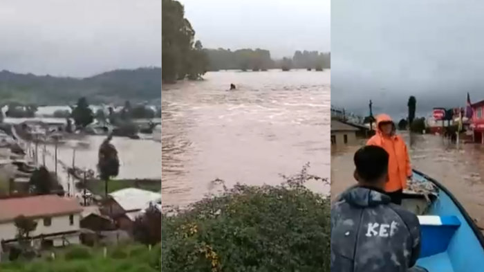 Emergencia en Licantén: Desborde de río Mataquito por sistema frontal provoca serias inundaciones