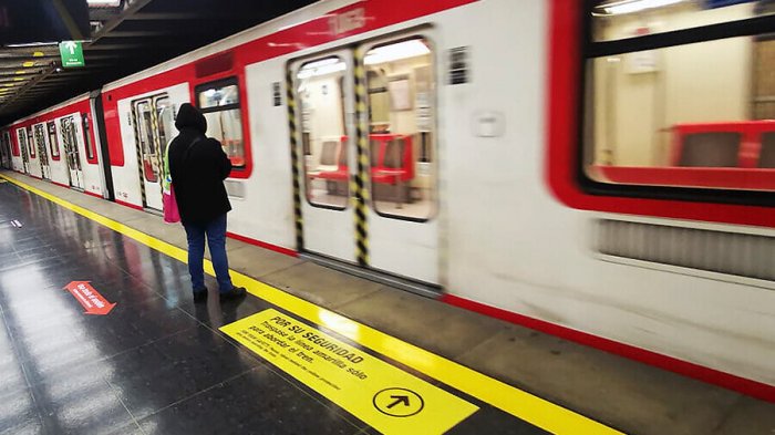 Minutos de terror: Hombre amenazó con cuchillo a pasajero de la estación Pedro de Valdivia del Metro