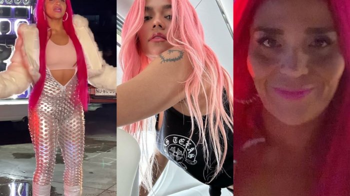 “Nada que envidiarle...”: Katherine Orellana recibe ola de comentarios por su look y la comparan con Karol G