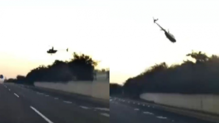 Escalofriante: Video captó los minutos previos a la peligrosa caída de helicóptero en Vitacura