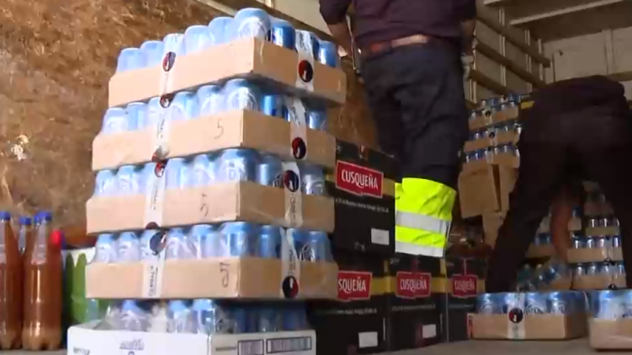 Masiva incautación de alcohol en Barrio Franklin: Cervezas, pisco y chicha eran contrabandeadas desde Perú