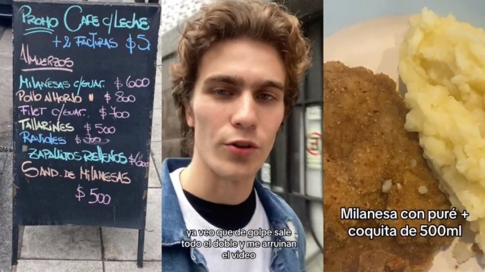 Tiktoker quedó impactado con precios del 