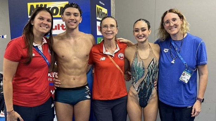 ¡Se lucieron! Jóvenes chilenos lograron histórico puesto en el Mundial de Natación de Japón