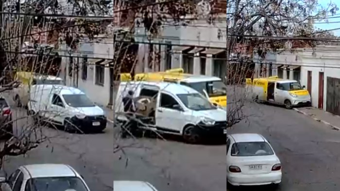 Encerrona afectó a repartidor de Chilexpress: Sujetos robaron más de 50 encomiendas en pocos segundos