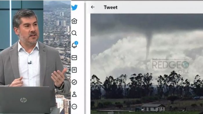 ¿Qué es una nube embudo?: fenómeno sorprendió en los cielos de Litueche
