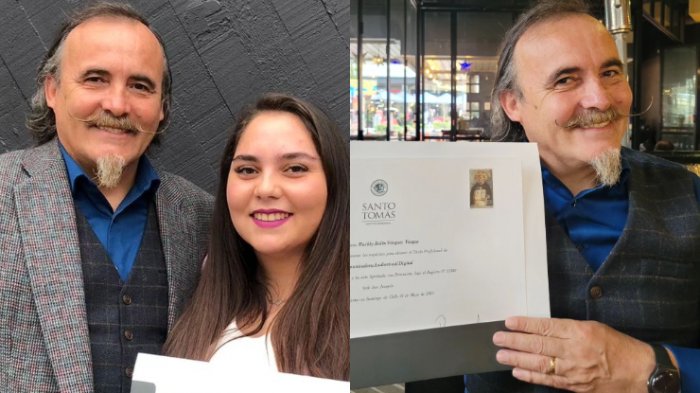 La emoción de Paul Vásquez por logro académico de su hija: 