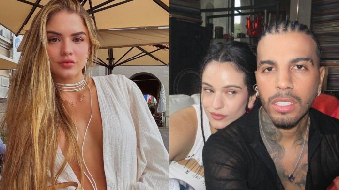 ¿Infidelidad? Modelo colombiana rompió el silencio al ser acusada del quiebre entre Rauw Alejandro y Rosalía