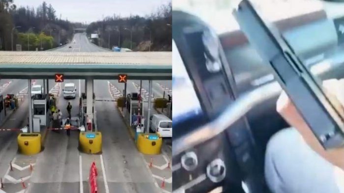 Con disparos e incendios incluidos: Así operan la bandas delictuales que asaltan casetas de peajes