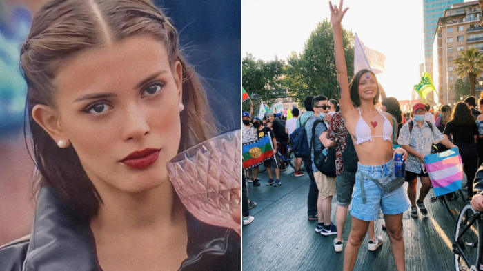 Fotógrafo viralizó inéditas imágenes de Coni en marcha del estallido social: 