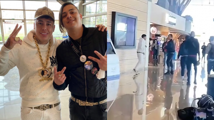 “Te dio la pera”: Cantantes urbanos protagonizaron pelea a golpes en pleno aeropuerto
