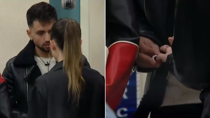 ¡Bombazo en Gran Hermano! Bambino entregó anillo y formalizó su relación con Alessia en fugaz regreso a la casa