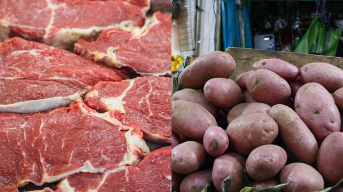 Carne de vacuno y papa al alza: Los productos que subieron y bajaron de precio en el IPC de julio