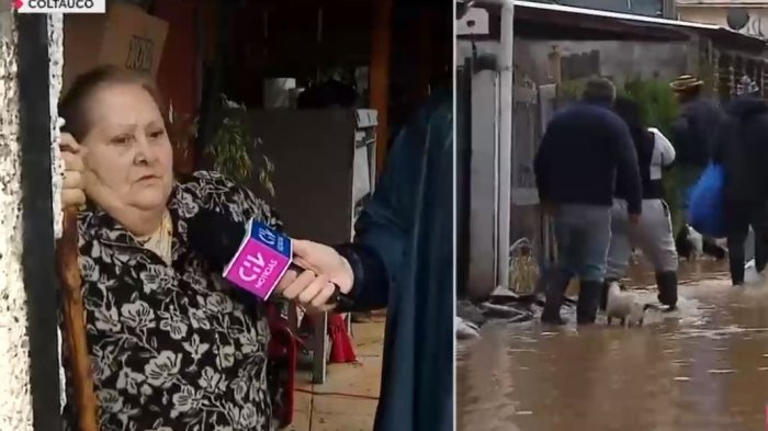 Dramático testimonio de locataria de Coltauco por crecida de río: 